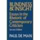 Blindness and Insight: Essays in the Rhetoric of Contemporary Criticism