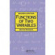 Functions of Two Variables