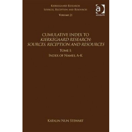 Volume 21, Tome I: Cumulative Index: Index of Names, A-K