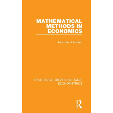 Mathematical Methods in Economics