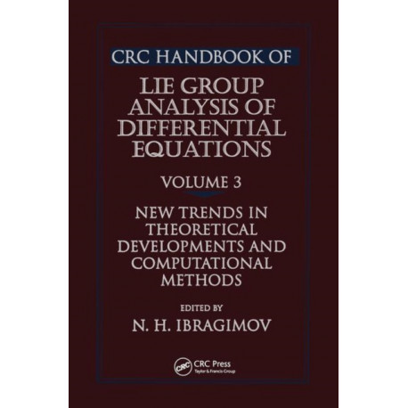 CRC Handbook of Lie Group Analysis of Differential Equations, Volume III