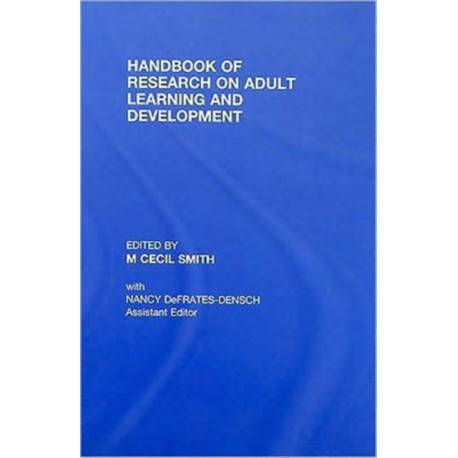 Handbook of Research on Adult Learning and Development