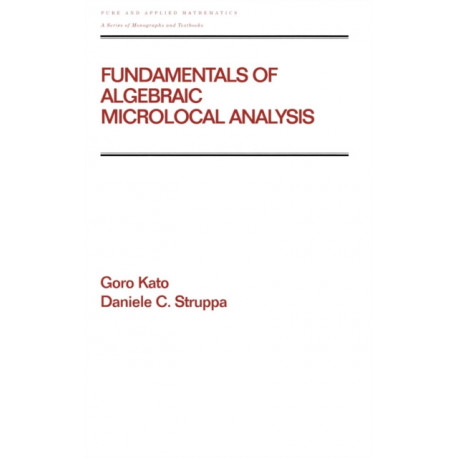 Fundamentals of Algebraic Microlocal Analysis