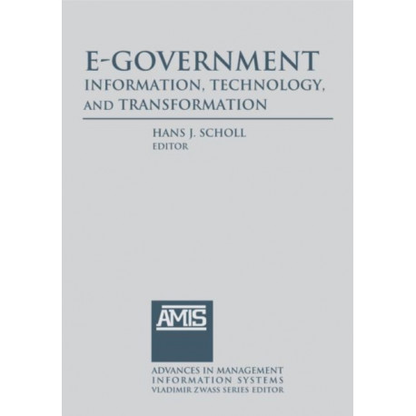 E-Government: Information, Technology, and Transformation: Information, Technology, and Transformation