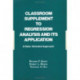 Classroom Supplement to Regression Analysis and its Application: A Data-Oriented Approach