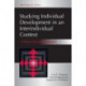 Studying individual Development in An interindividual Context: A Person-oriented Approach