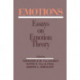 Emotions: Essays on Emotion Theory