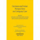 German and Asian Perspectives on Company Law: Law and Policy Perspectives