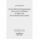 A Socio-Rhetorical Interpretation of the Letter to Philemon in Light of the New Institutional Economics: An Exhortation to Transform a Master-Slave Economic Relationship into a Brotherly Loving Relationship