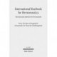 International Yearbook for Hermeneutics / Internationales Jahrbuch fur Hermeneutik: Focus: The Space of Imagination / Schwerpunkt: Der Raum der Einbildungskraft
