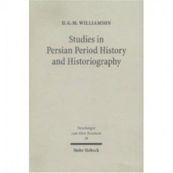 Studies in Persian Period History and Historiography