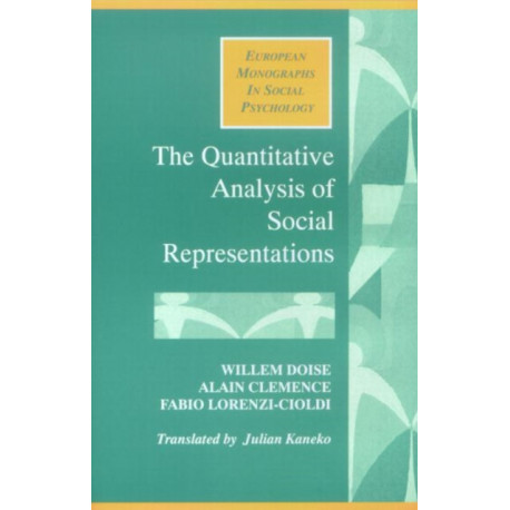 The Quantitative Analysis of Social Representations