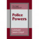 The Legal Framework of Police Powers
