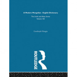 Modern Mongolian-English Dictionary