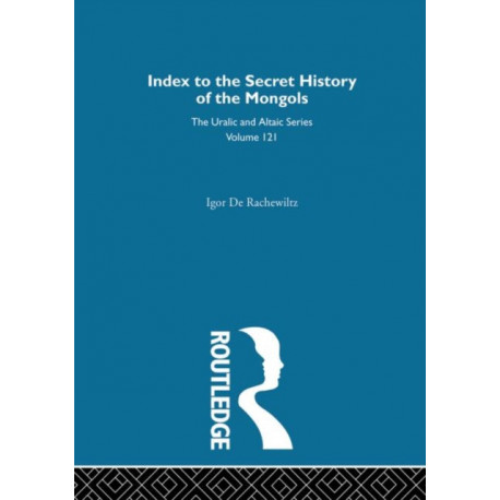 Index to the Secret History of the Mongols