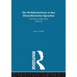 Die Verhaltnisworter in Den Ostseefinnischen Sprachen