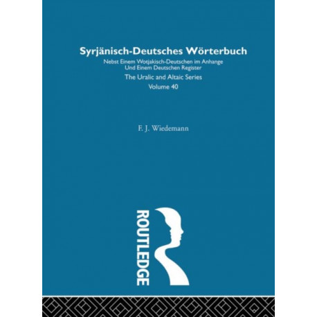 Syrjanisch-Deutches Worterbuch