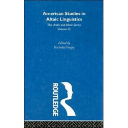 American Studies in Altaic Linguistics