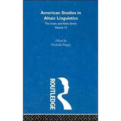 American Studies in Altaic Linguistics
