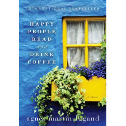 Happy People Read and Drink Coffee