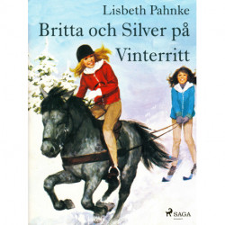 Britta och Silver på vinterritt
