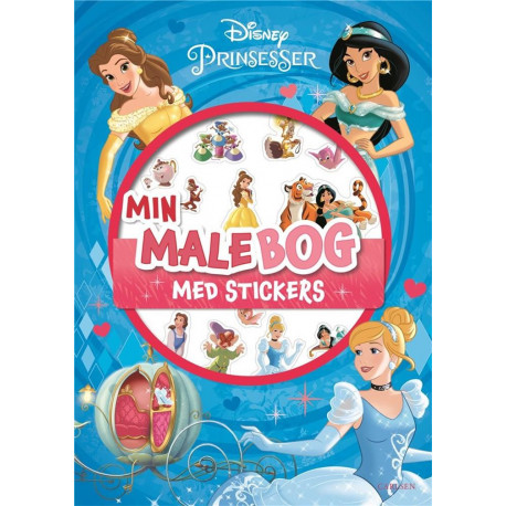 Disney Prinsesser: Malebog med klistermærker (kolli 6)