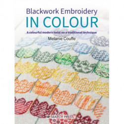 Blackwork Embroidery in Colour: A Colourful Modern Twist on a Traditional Technique