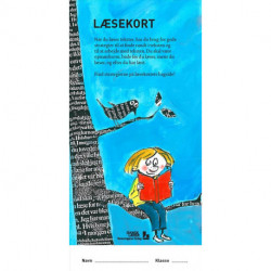 Læsekort. Bogmærker med læsestrategier. Mellemtrin