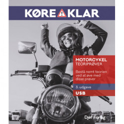 Køreklar Teoriprøver Motorcykel USB: 2023  udgaven