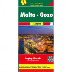 Malta Gozo, Freytag & Berndt Road & Leisure Map