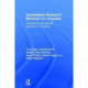 Quantitative Research Methods for Linguists: a questions and answers approach for students