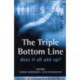 The THE TRIPLE BOTTOM LINE: Does It All Add Up