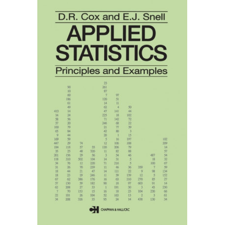 Applied Statistics - Principles and Examples: Principles and Examples