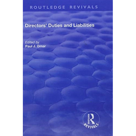 Directors' Duties and Liabilities