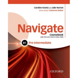 Navigate: Pre-Intermediate B1: Coursebook, e-book and Oxford Online Skills Program