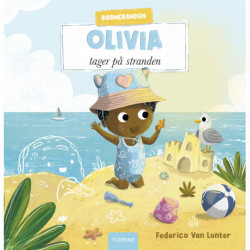 Olivia tager på stranden