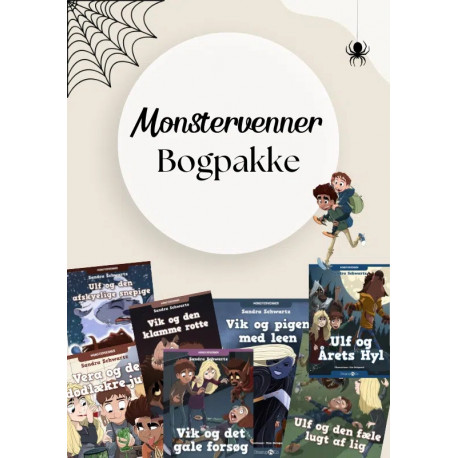 Monstervenner Bogpakke: Sjov og uhyggelig letlæsning med Ulf, Vik og Vera