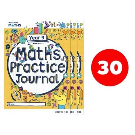 White Rose Maths Practice Journals Year 9 Workbooks: Pack of 30