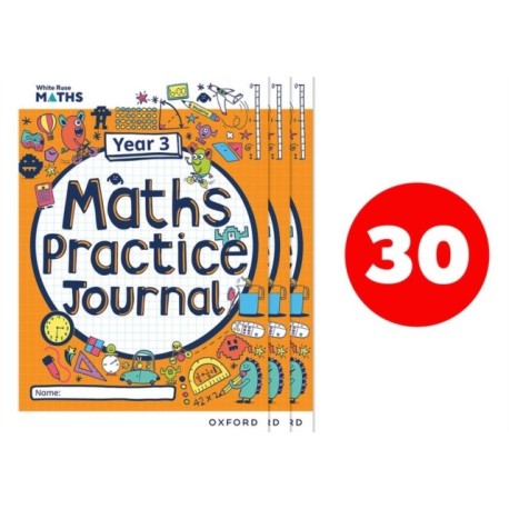 White Rose Maths Practice Journals Year 3 Workbooks: Pack of 30