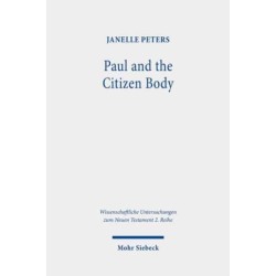 Paul and the Citizen Body: Egalitarian Athletics and Veiling Instructions in 1 Corinthians