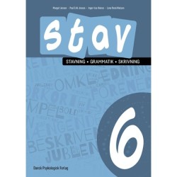 STAV 6 - Stavning, grammatik, skrivning 6. klasse: Elevens bog, 6. udgave (pakke med 5 hæfter)