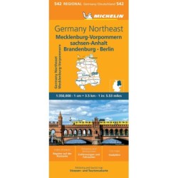 Michelin Germany Blad 542: Germany Northeast