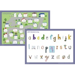 AKTIV håndskrivning: Plakatsæt - 2 plakater i A1 format