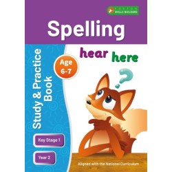 KS1 Spelling Study & Practice Book for Ages 6-7 (Year 2) Perfect for learning at home or use in the classroom