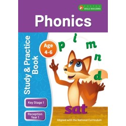 KS1 Phonics Study & Practice Book for Ages 4-6 (Reception -Year 1) Perfect for learning at home or use in the classroom