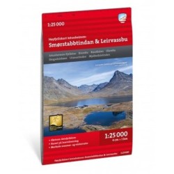 Jotunheimen : Smørstabbstindan & Leirvassbu 1:25.000