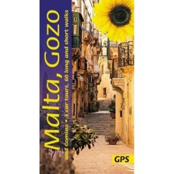 Malta, Gozo and Comino: 60 long and short walks with detailed maps and GPS- 3 car tours with pull-out m