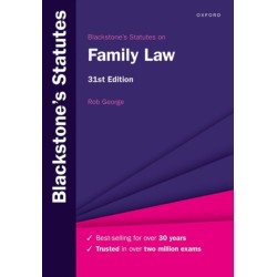 Blackstone's Statutes on Family Law
