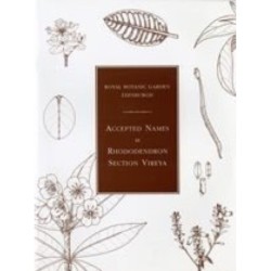 Accepted Names in Rhododendron Section Vireya