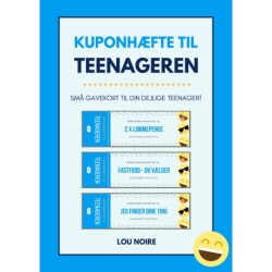 Kuponhæfte til teenageren - blå